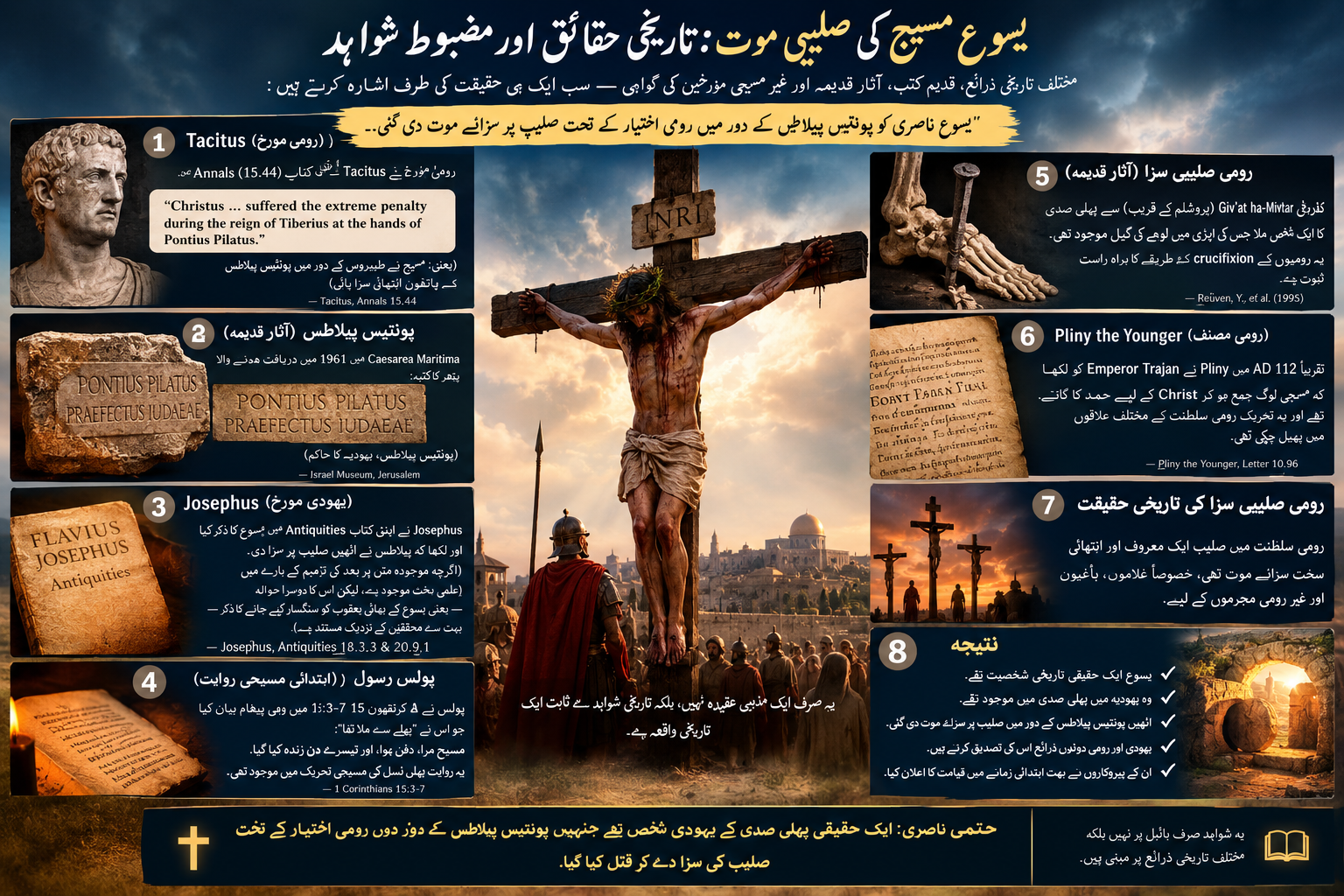 یسوع مسیح کی صلیبی موت: تاریخی حقائق اور مضبوط شواہد
